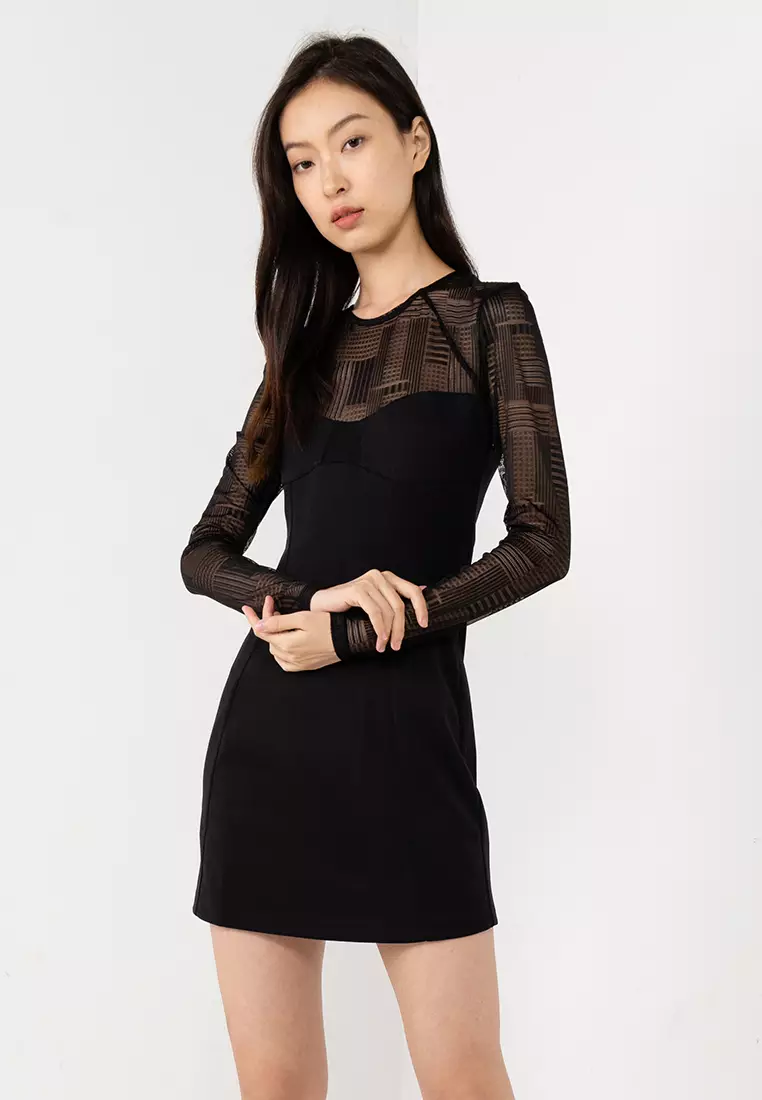 Desigual black clearance lace dress