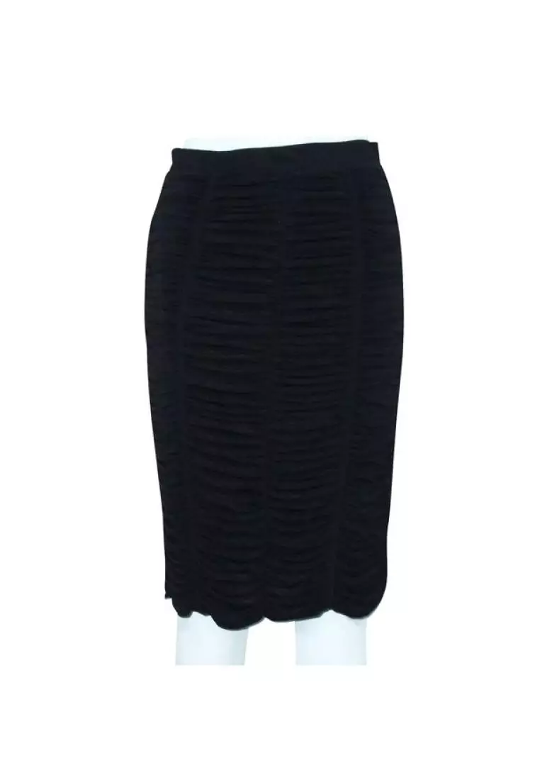 Burberry black clearance skirt