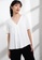 Origin by Zalora white Pleat Detail Blouse made from Tencel 8CB8BAA19AF7E1GS_1
