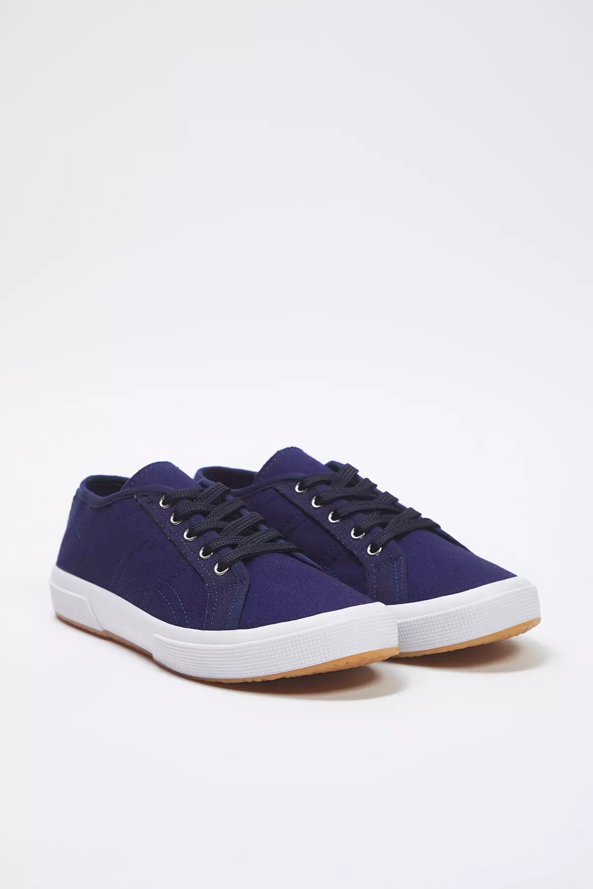 Dark Navy Lace-Up Unisex Sneaker Takss25Sn00056