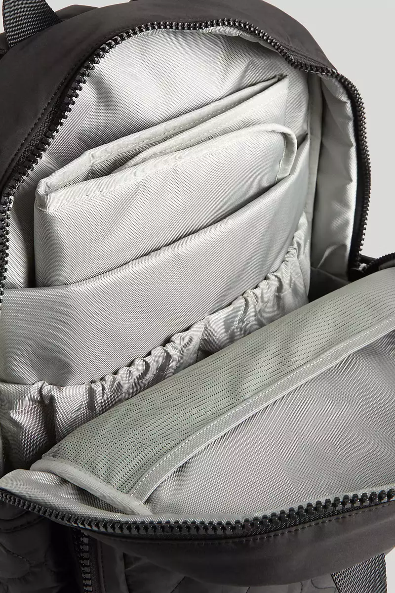 Mothercare Black Quilted Backpack Changing Bag -  Tas Travel Perlengkapan Popok Bayi