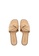 SEMBONIA beige Women Suede Flat Sandal DE2F3SHC0F8068GS_3