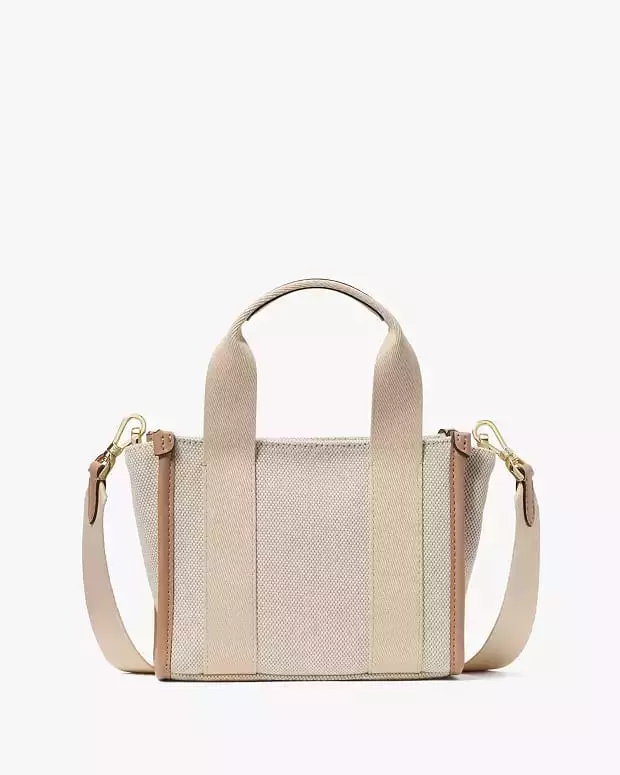 Kip Canvas Mini Tote Light Fawn Multi