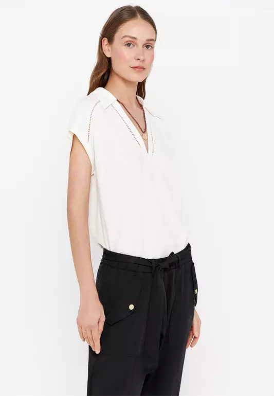 Hemstitch Polo