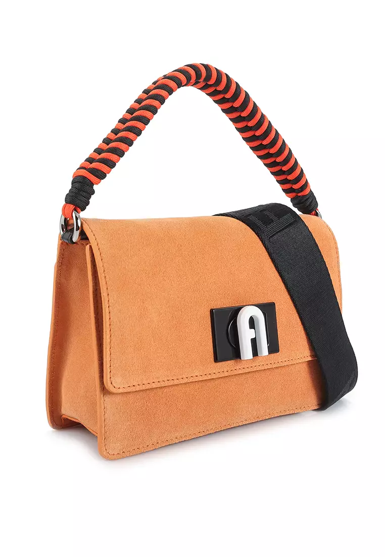 Furla soft leather handbag discount