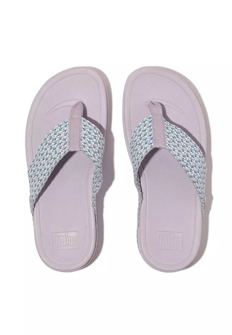 Surfa Multi-tone Webbing Toe-post Sandals