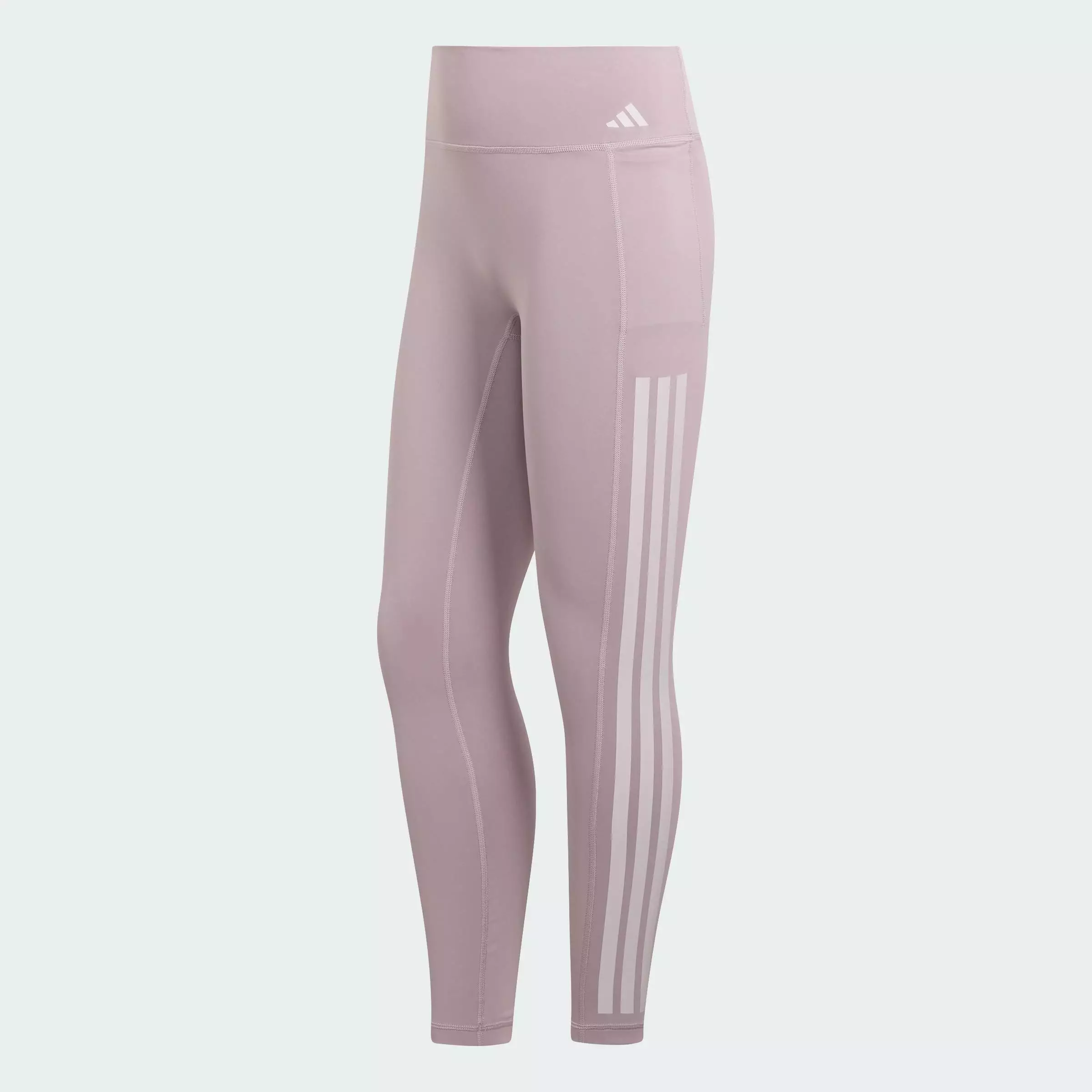 Gym & Training Optime Workout 3-Stripes 7/8 Leggings Women Purple JZ1059