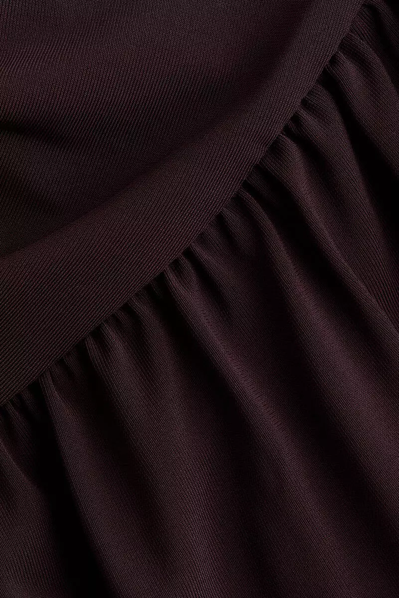 Draped jersey dress