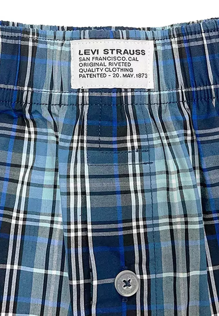 Levi's® Men's Woven Emmet Yarn Dye Plaid Boxers