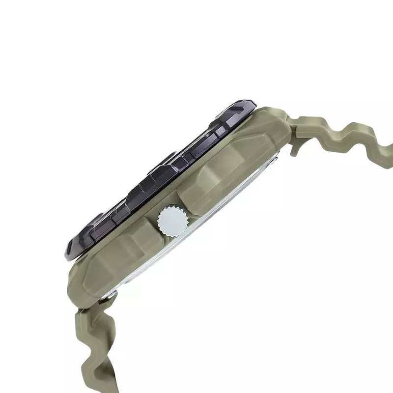 Jam Tangan Pria Casio General MRW-210H-5AVDF Black Dial Olive Green Resin Strap