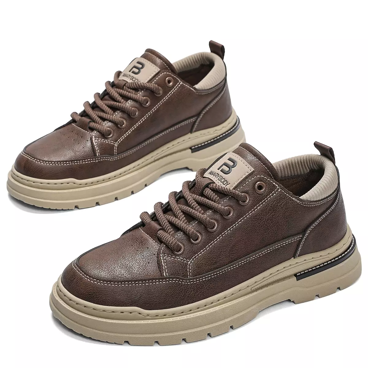 Sepatu Pria Kerja Kantoran Formal Sneakers Bertali Ootd Jalan Santai QNF2157