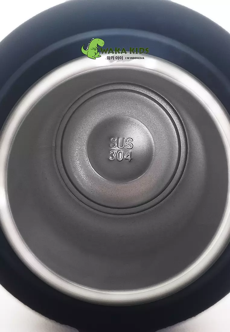 Wakakids Botol Minum Termos Stainless Steel Vacuum Tumbler Casual Simple Polos Doff 500ml K1285 Venrc Putih