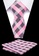 Kings Collection pink Tie, Pocket Square 6 Pieces Gift Set (KCBT2098) 258F3ACB5747BEGS_4