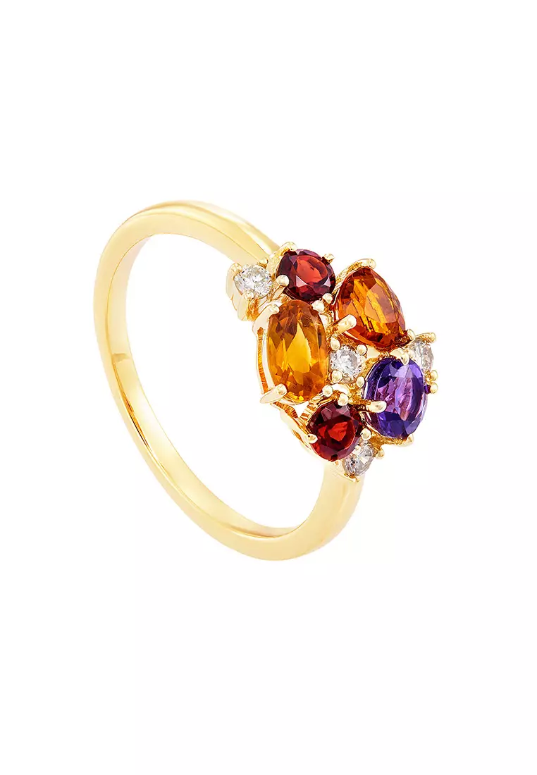 Buy HABIB HABIB CHIC | Multi-Coloured Gemstone (Amethyst, Citrine ...