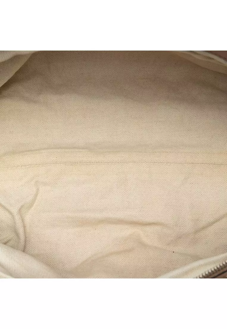Pre-Loved Gucci Diamante Canvas Sukey Satchel
