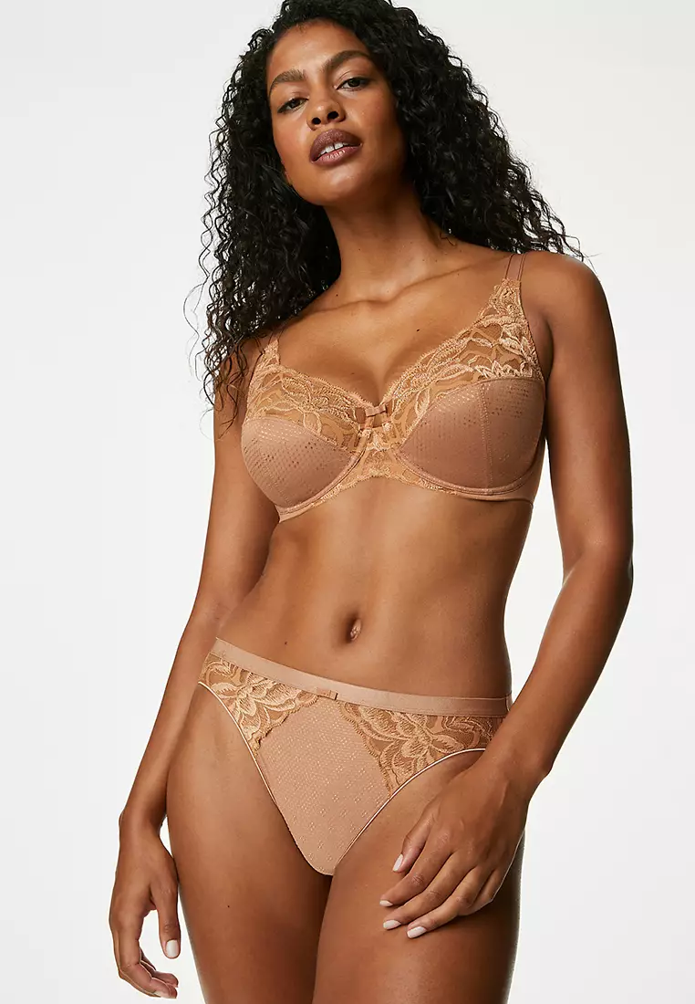 3pk Wildblooms High Leg Knickers