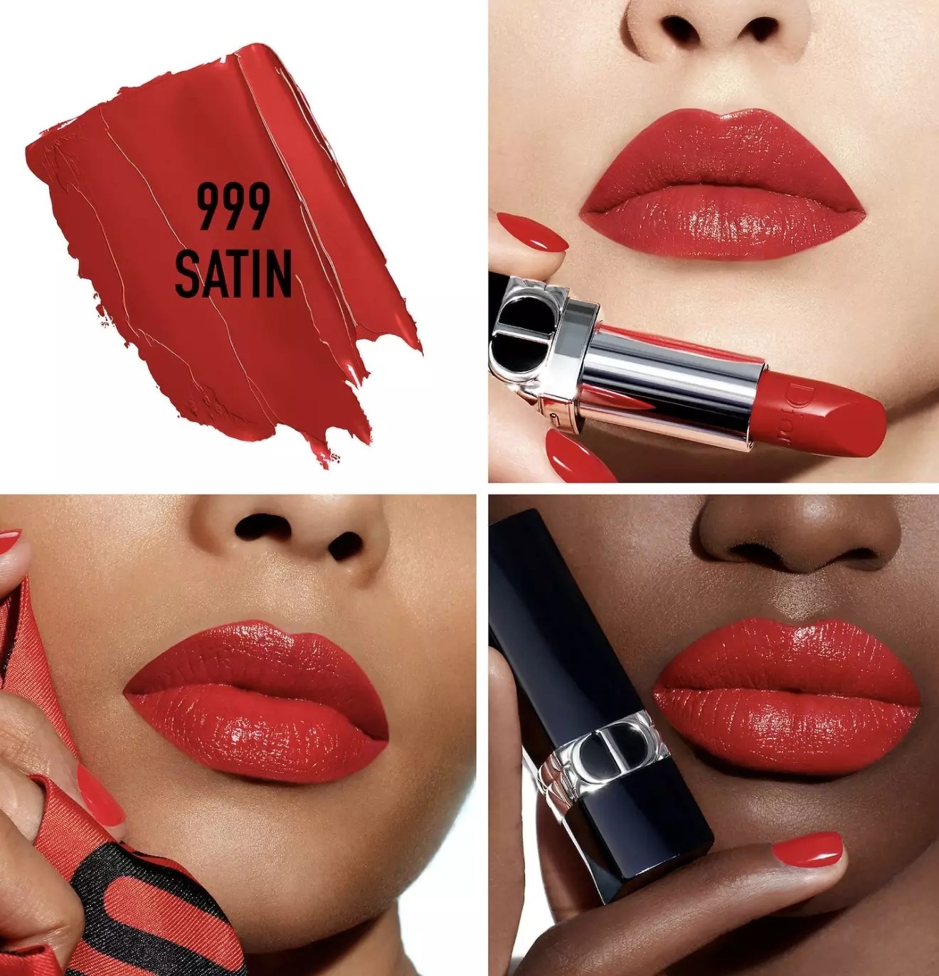 Dior Rouge Lipstick - 999 Satin (Travel Size 1.5g)