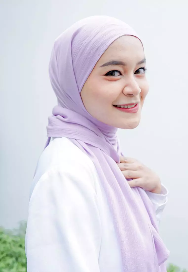 Pasmina Instan Organic Alia Lilac