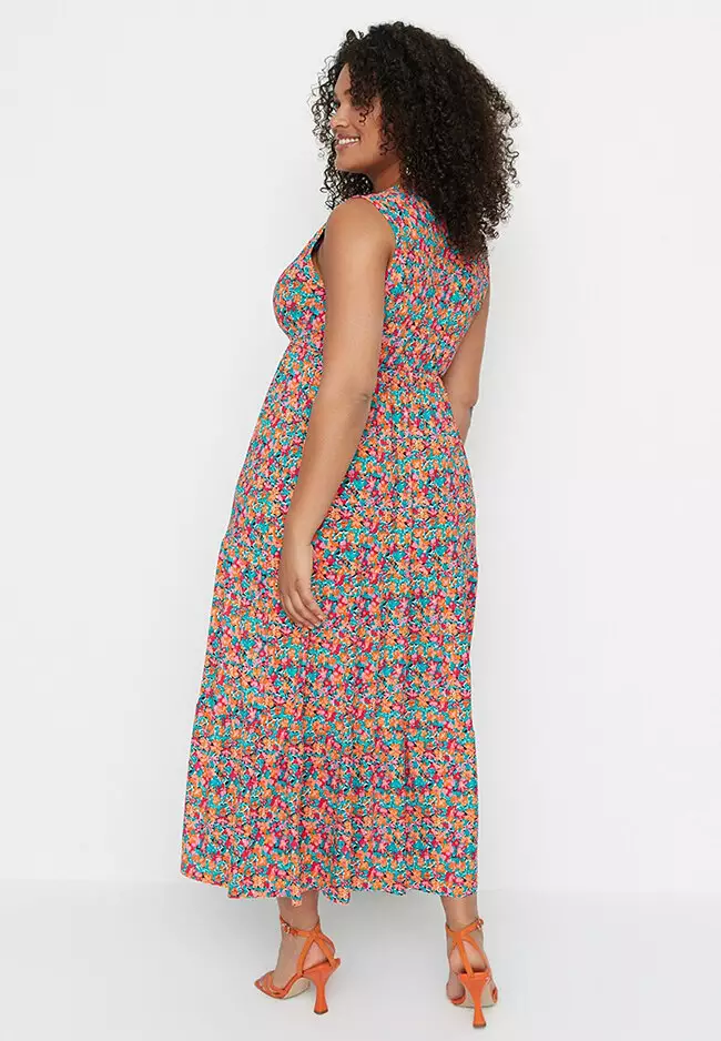 Floral knit dress on sale