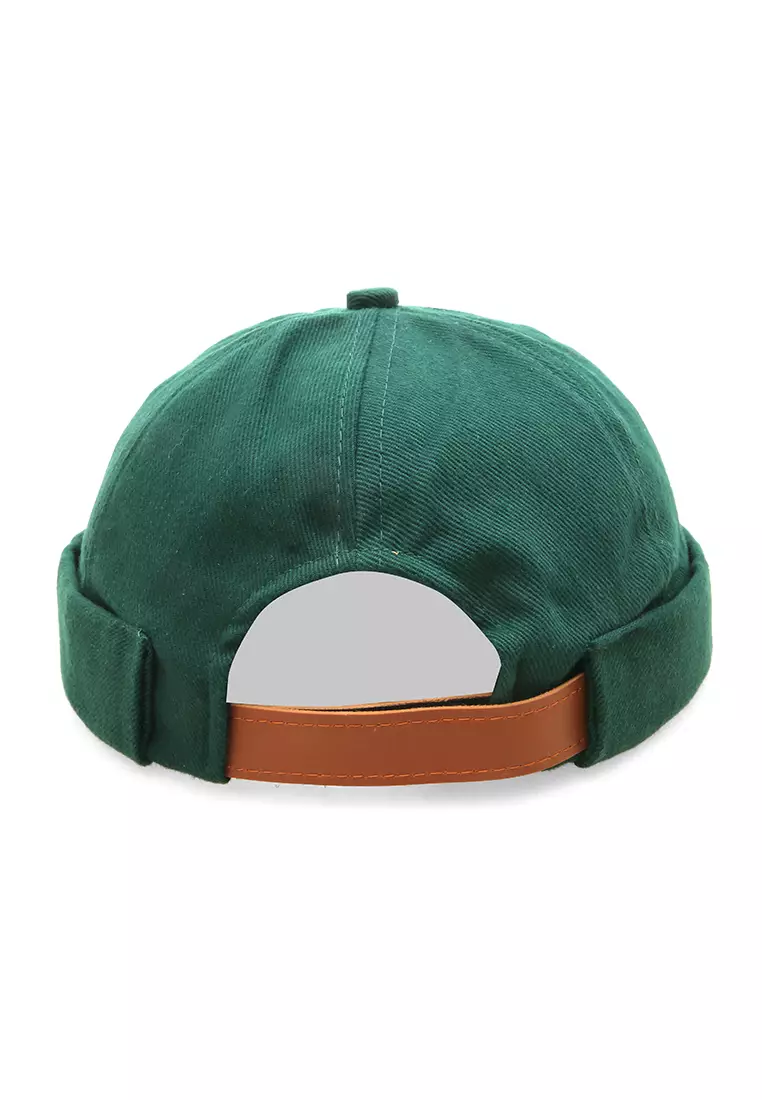 Kai Topi Peci Miki Hat Polos Pria Wanita Uniqe Design Material Cotton ORIGINAL - Green Bottle