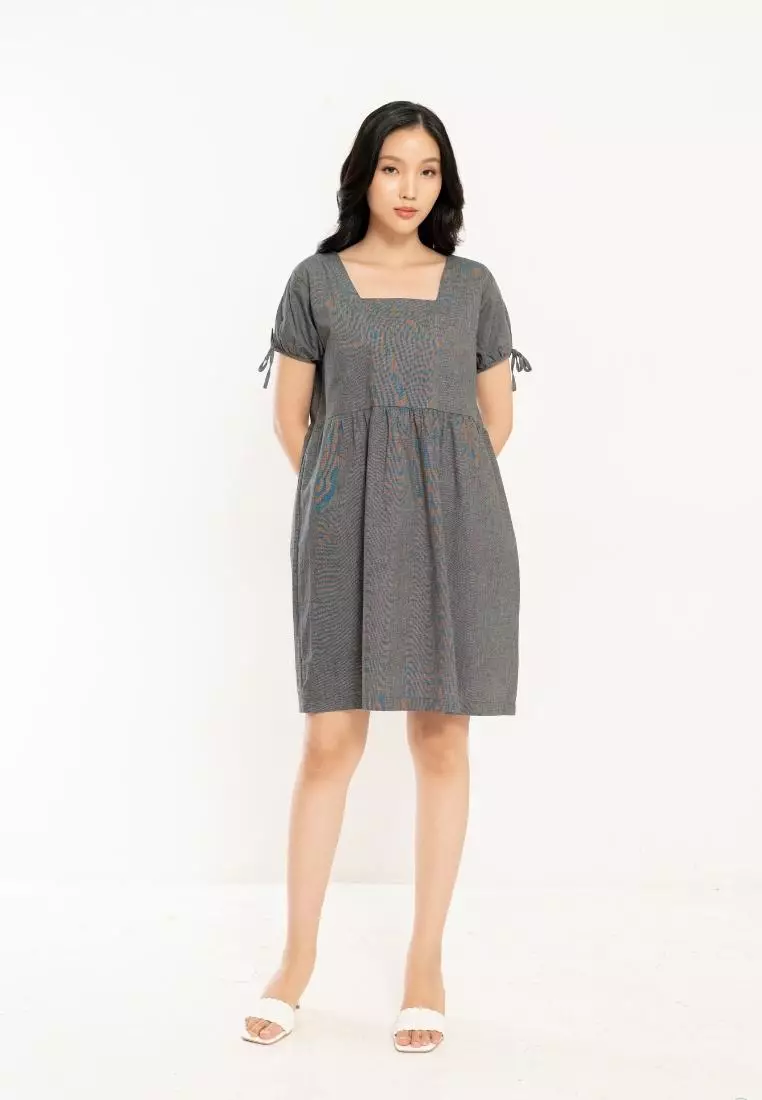 Agatha Dress Dark Grey