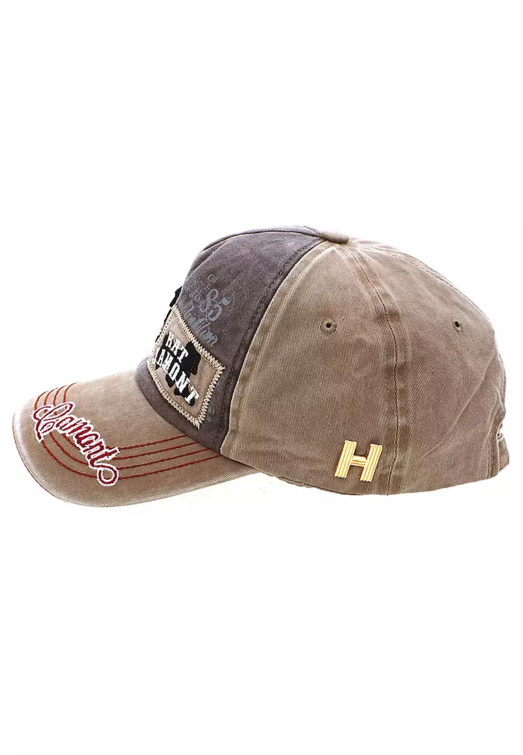 Drsh Topi Cap Baseball Casual Unisex Resizable Strap Stylish Design Material Cotton ORIGINAL - Khaki
