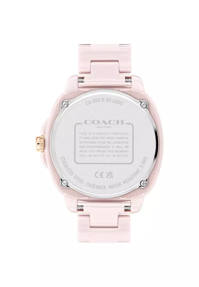 Kitt Blush Pink Ceramic Bracelet Analog Watch CO-14504408
