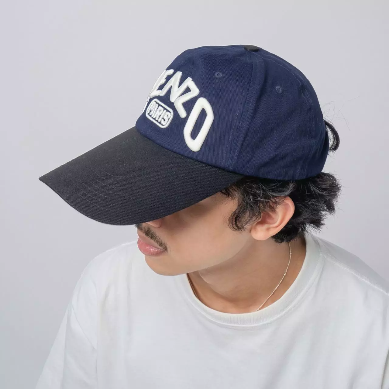 Jual KENZO Kenzo Paris Baseball Cap with Long Visor Navy Blue Original