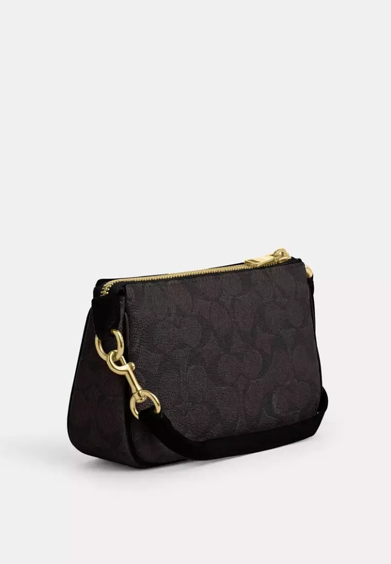 Nolita 19 In Signature Canvas Gold/Walnut/Black