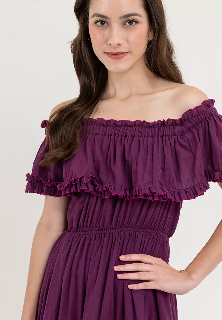 Alessandra Off Shouder Dress