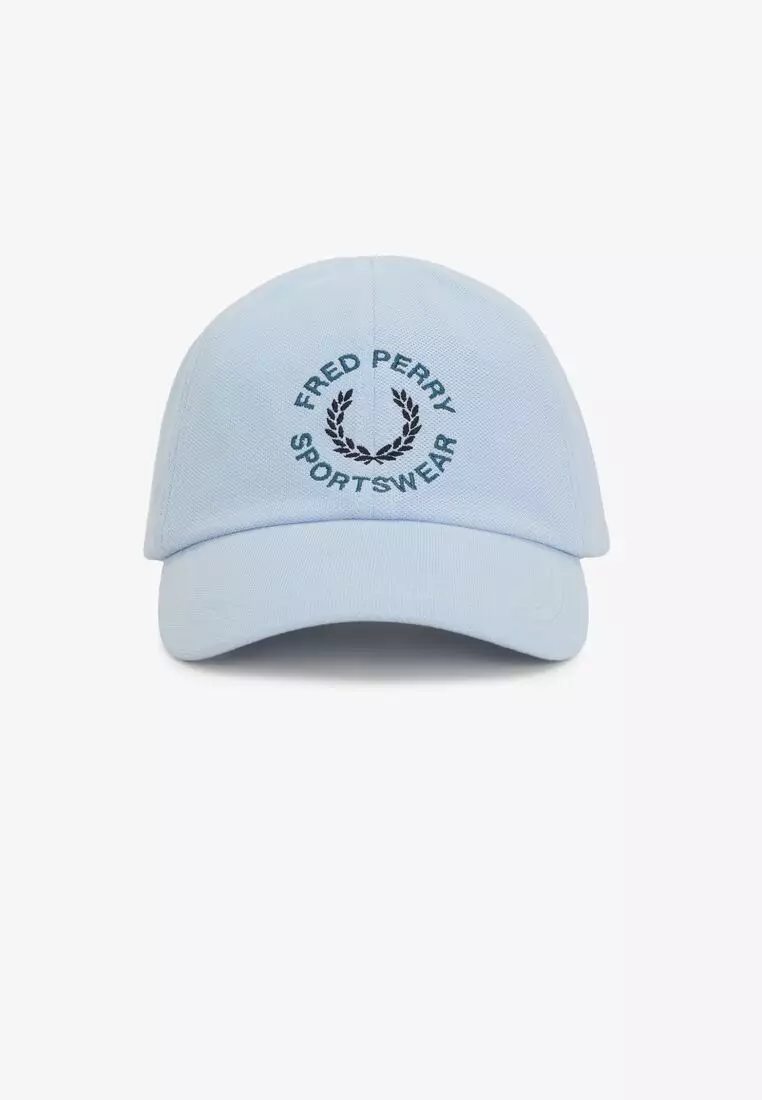 Fred Perry HW9676 FP SPORTSWEAR GRAPHIC CAP (LIGHT SMOKE)