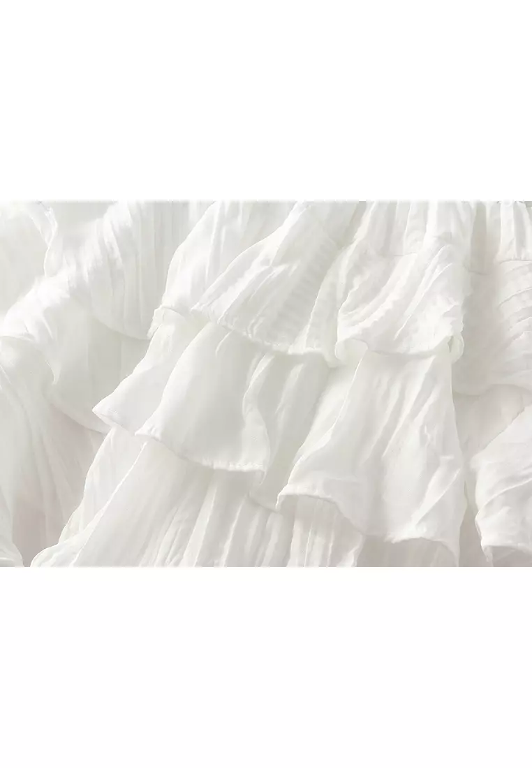 Summer Thin Irregular Puff Skort AF-D8805