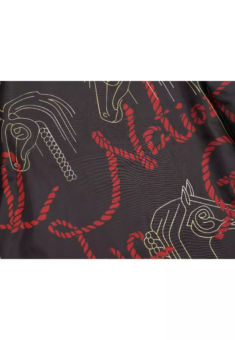 男女同款馬年 AUGUSTINE 圖案針織外套