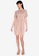ZALORA BASICS pink Batwing Sleeve Babydoll Dress AEF79AA3EC7271GS_4