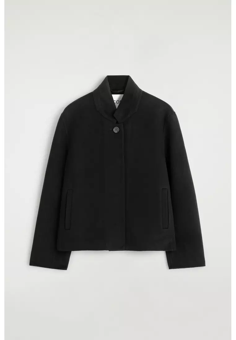 STRUCTURED DOUBLE-FACED WOOL JACKET