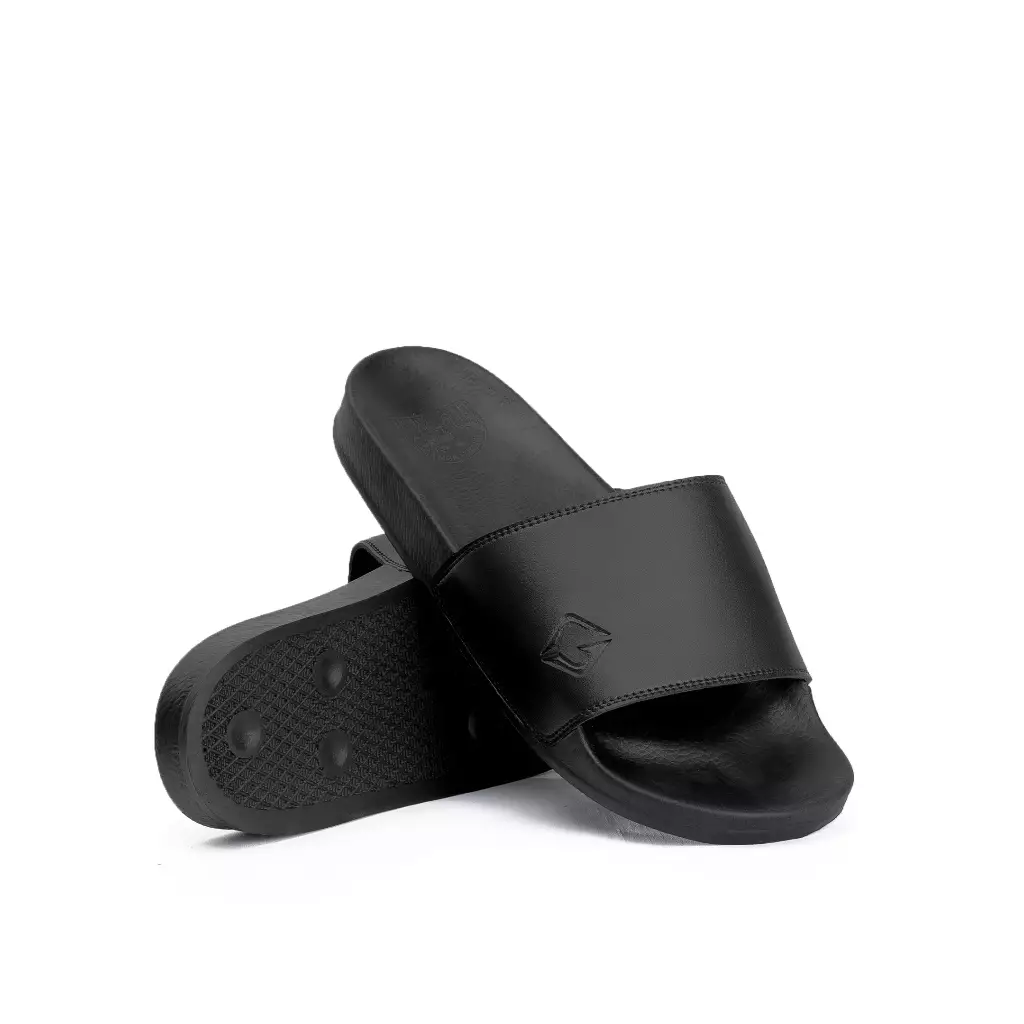 Gloaming Slip On R-Tera Black Sandal Slipper