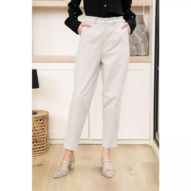 Klamby - Ivy Ankle Pants Pastel Grey