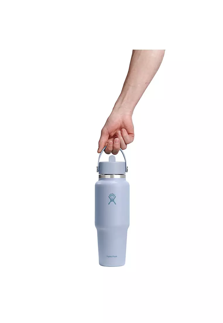 Wide Flex Straw Cap Travel Bottle Surf 32 oz