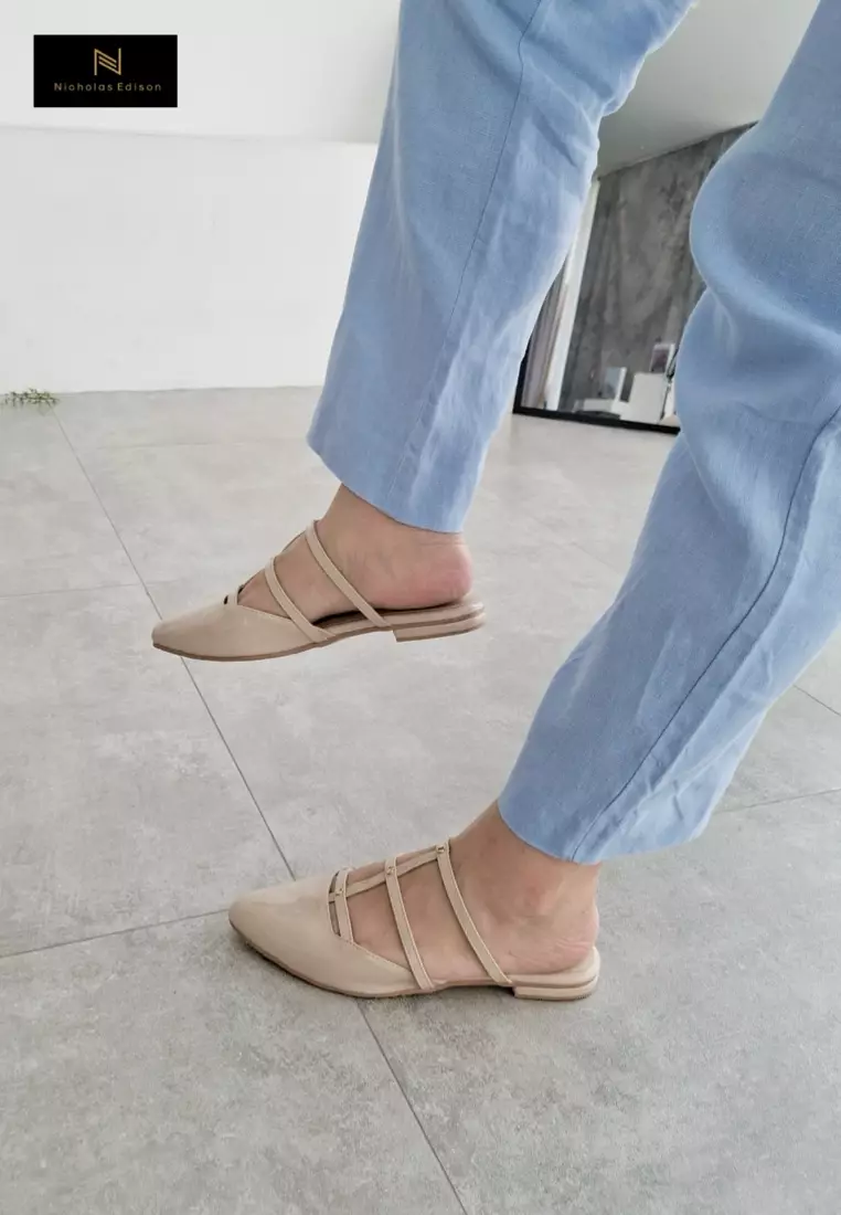 Nicholas Edison Flat Nabila Beige