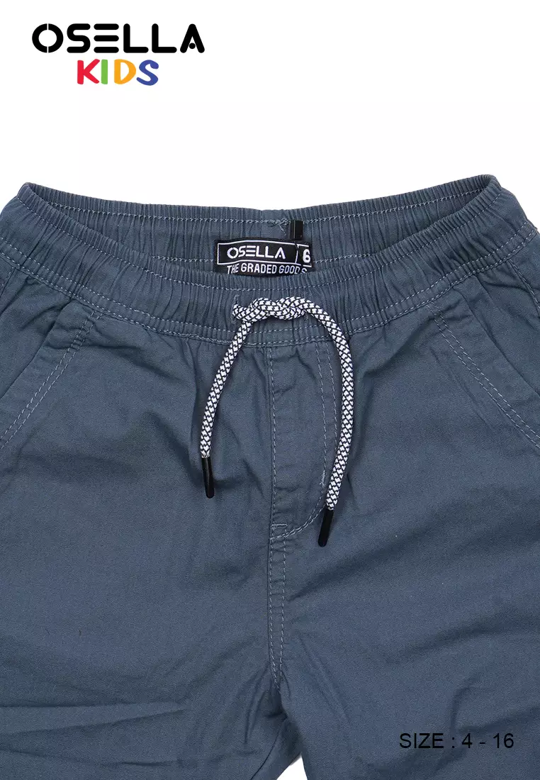 OSELLA BASIC REGULAR CHINOS IN DARK GREY