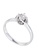 LITZ white LITZ 750 (18K) White Gold Diamond Ring 钻石戒指 DR68 C5CABAC2111A4EGS_1