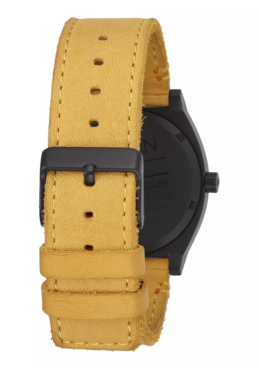 TIME TELLER ALL BLACK/GOLDENROD