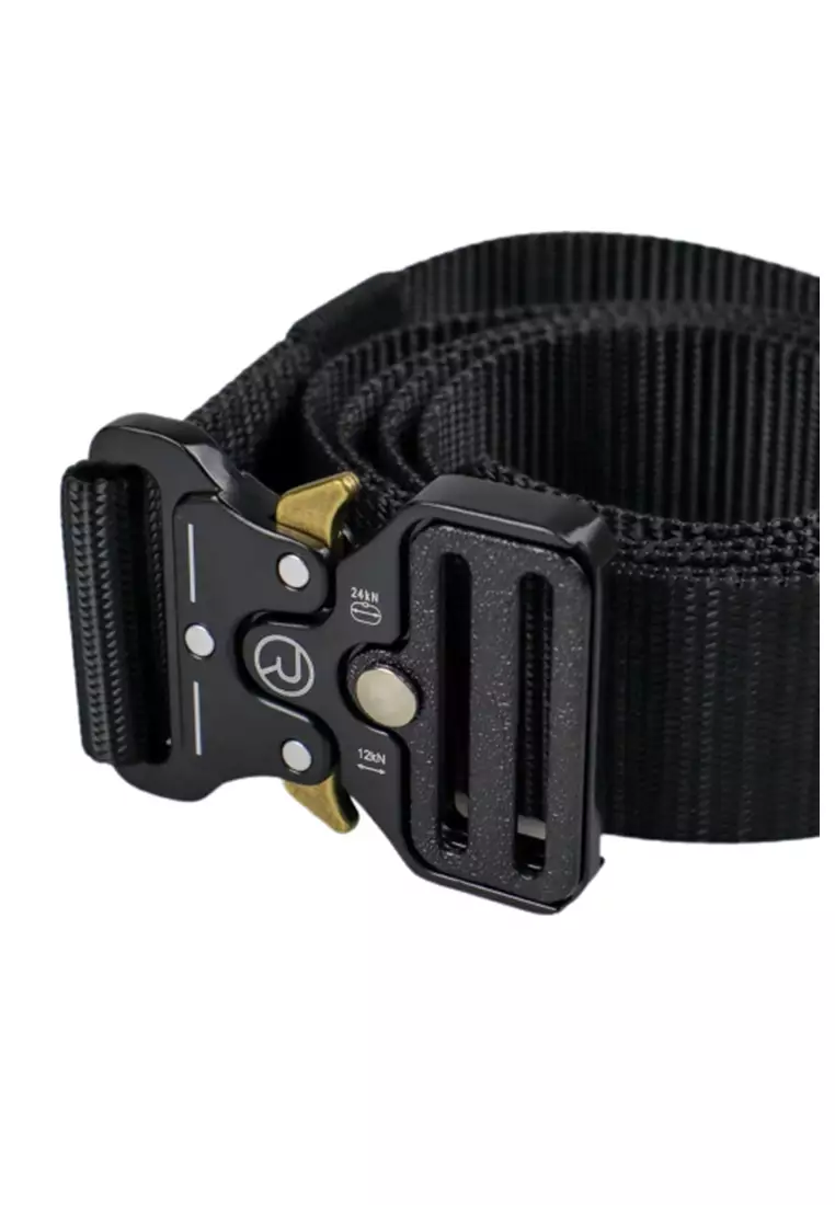 Jhoseph Tali Ikat Pinggang Material Canvas Military Tactical Fast Unlocking 125cm ORIGINAL - Black