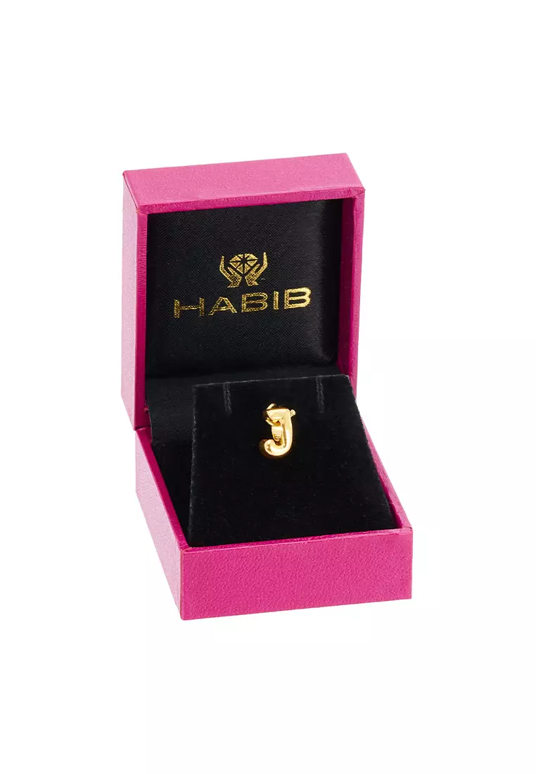 HABIB 916/22K Yellow Gold Alphabet Charm 6800025YJ