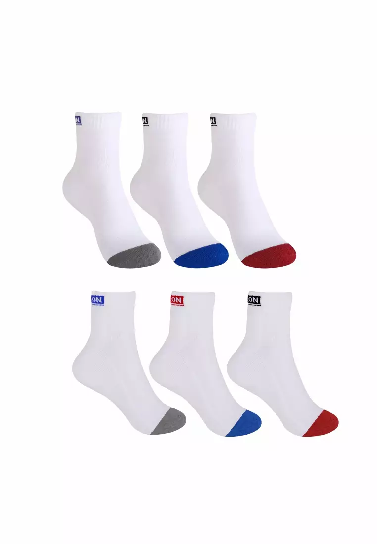 Chameleon Quarter Socks 3 prs/pack
