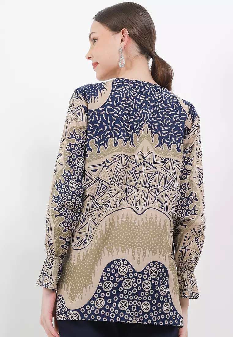 Piramid Blouse Batik Premium Wanita Casual Modern