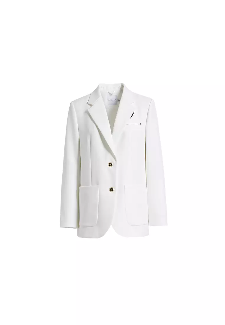 White blazer for girls on sale