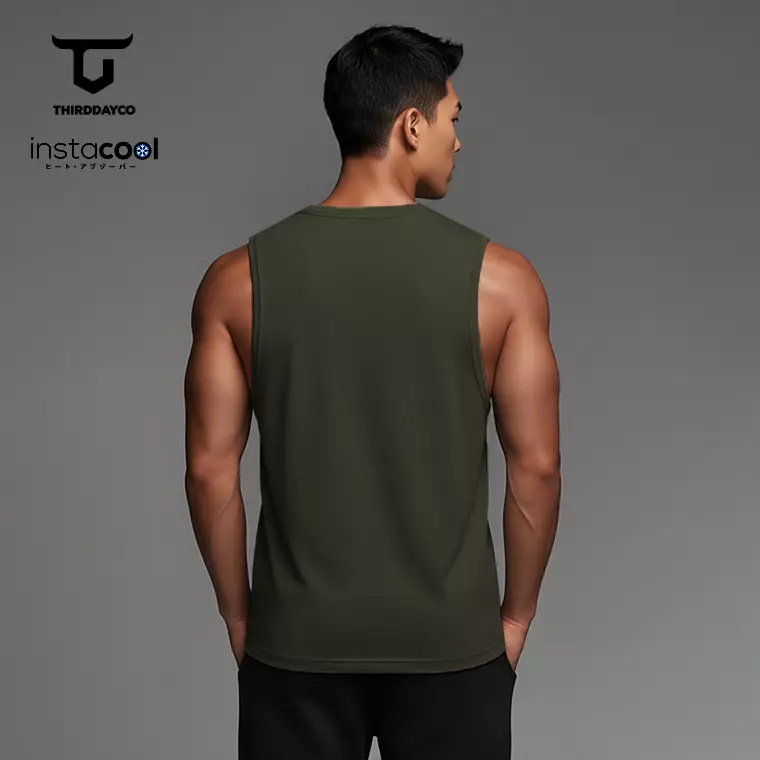 THIRDDAY Kaos Kutang Pria SVN instacool "interted katakana ver" army MTY25