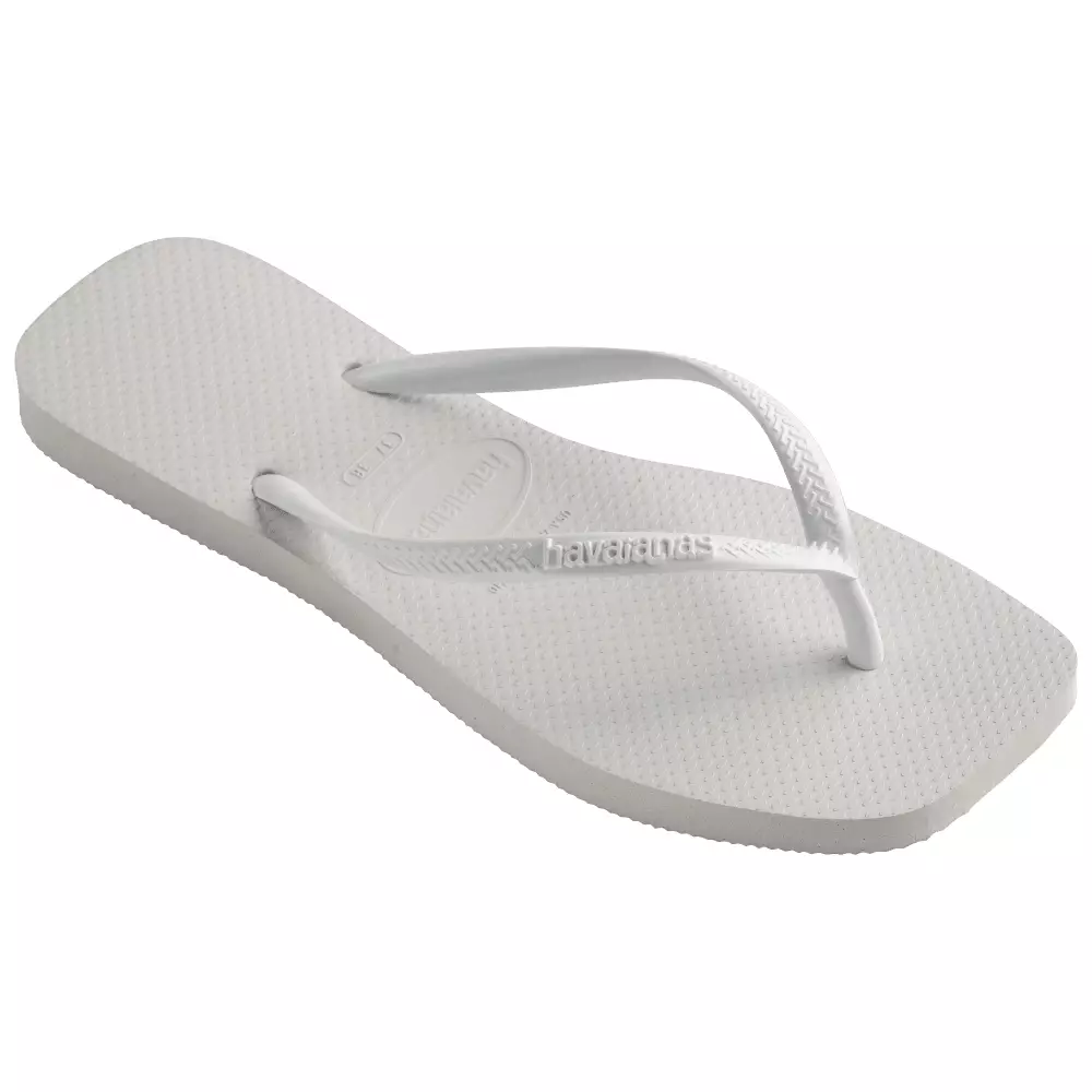 Havaianas 0001 Slim Square - White - Sandal Wanita