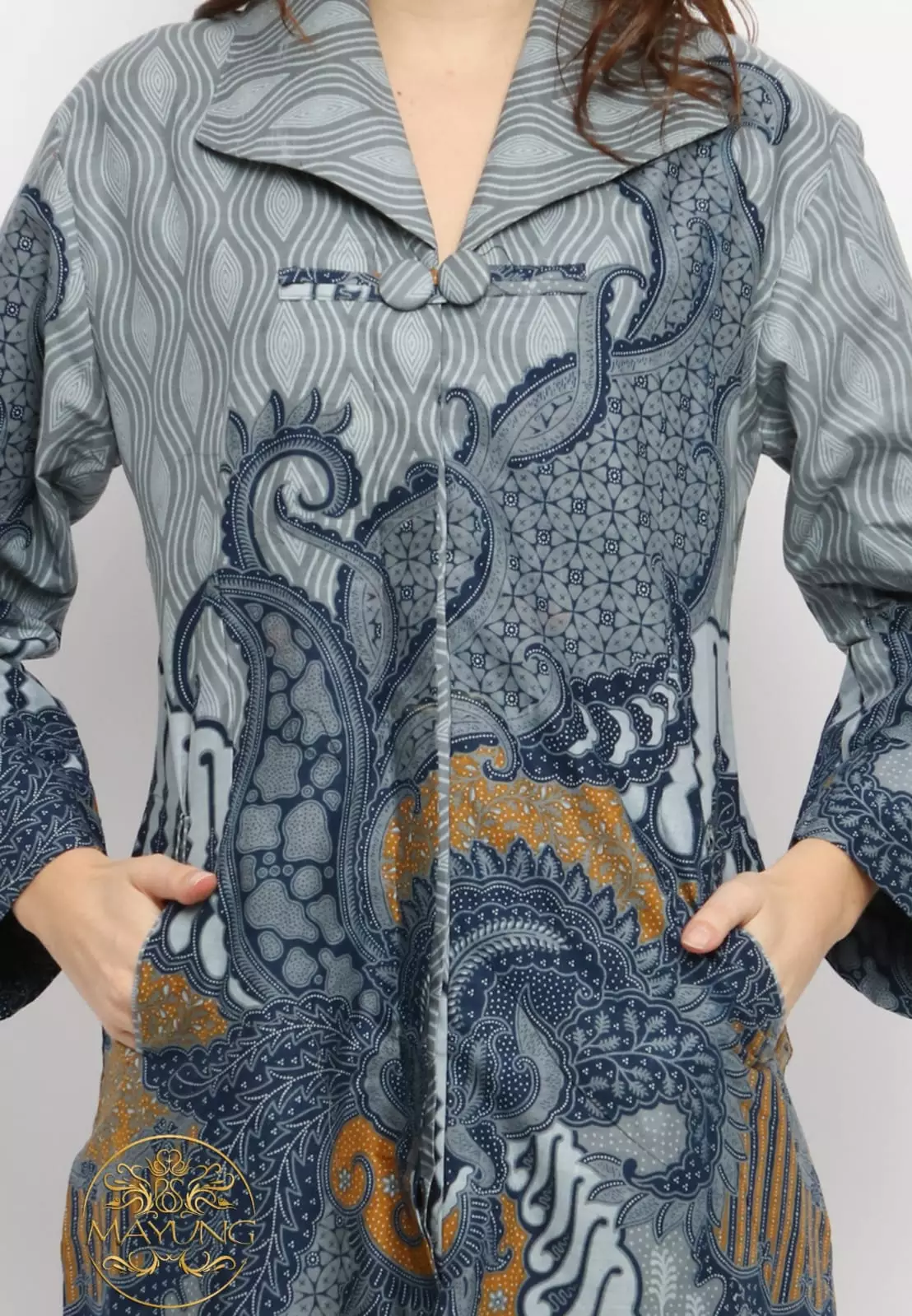 Tunik Batik Sakra Biru Premium